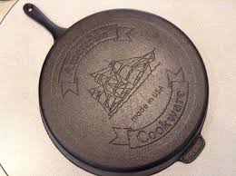 American Cookware Collector Series Old Ironsides 15 Skillet Cast Iron Cooking Cast Iron Cookware Cast Iron
