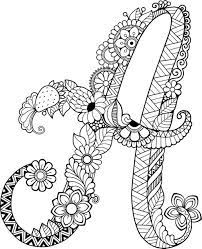 We have collected 40+ letter coloring page for adults images of various designs for you to color. Coloring Book For Adults Floral Doodle Premium Vector Freepik Vector Flower Floral Letter I In 2021 Doodle Lettering Floral Doodle Alphabet Coloring Pages