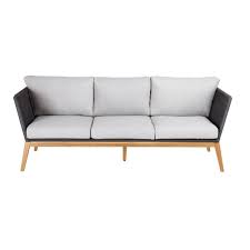 Canape De Jardin 3 Places Costa Rica En Corde Tressee Gris Anthracite Maisons Du Monde Canape Jardin Canapes D Exterieur Maison Du Monde