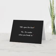 Fbi Open The Door Funny Mad Lads Joke Humor Lol Holiday Card Zazzle Com In 2020 Holiday Design Card Custom Holiday Card Holiday Cards