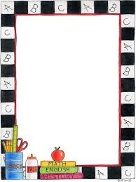 free simple borders for math chart download free clip art