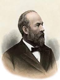 Portrait of James Abram Garfield (1831-1881), Twentieth President of the  United States of America.