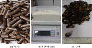 What is the abbreviation for empty fruit bunch? Combustion And Emission Of Pelletized Empty Fruit Bunch And Oil Palm Shell In A Swirling Fluidized Bed Combustor Springerlink