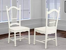 Find dining room chairs in many designs, including upholstered, faux wicker, metal, wood and more. Amazon Com Kitchen Dining Room Chairs White Wood Chairs Kitchen Dining Room Fur Home Kitchen