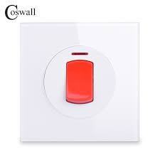 It takes more power to start your ac over and over as opposed to when it's running smoothly as it does in longer cycles. Coswall 45a Dp Switch With Neon High Power Water Heater On Off Electric Wall Air Conditioner Switch Crystal Glass Panel Switches Aliexpress