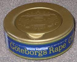 Göteborgs rapé har funnits sedan 1919 och är idag en av våra mest igenkända smaker. Goteborgs Rape Wikipedia