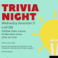 Trivia Night — Wellfleet Public Library event in Wellfleet, MA