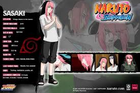 Naruto Profiles Sasaki By Aiishiteruxsasaki On Deviantart Naruto Shippuden Characters Naruto Naruto Character Info