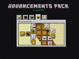 The first advancement here is the root advancement. Advancements Pack By Olek128 Minecraft Mod