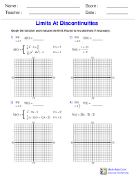 Calculus broadly classified as differentiation and integration. Calculus Worksheets Calculus Worksheets For Practice And Study