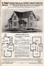 Two Sears Modern Homes Model 101 Built In 1908 House Plans