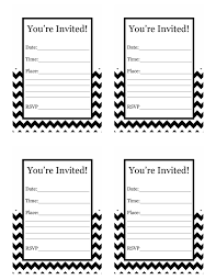 Black And White Party Invitations Templates Happy Friday Free Printable Chevron Invitation Free Printable Birthday Invitations Printable Birthday Invitations Party Invitations Printable