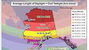 At the time of the solstices, the difference is at a minimum, as the latitude of the sun slows, stops, and reverses. How Alaskans Cope With Two Months Of All Day Daylight The Weather Channel Articles From The Weather Channel Weather Com
