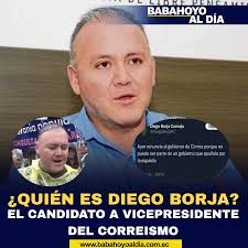Quién es Diego Borja? ¿Cuál es su trayectoria? Diego Gustavo Borja Cornejo  nació en Quito, la capital del Ecuador, el 1 de mayo de 1964. Es un  economista y político que conoce