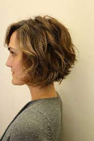 Create a third section of hair in back, and tie off into a ponytail. Amazing Short Curly Bob Hairstyles Back View With Photo Of Curly Bob Hairstyles Concept Fresh In Ideas Hair Styles Wavy Bob Haircuts Wavy Bob Hairstyles