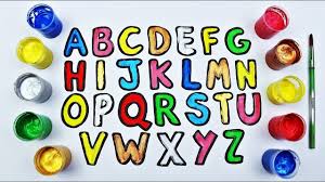 Alphabets Coloring And Drawing Learn Alphabet Abc And Colors Art Colors For Kids Learning The Alphabet Alphabet Coloring Coloring For Kids