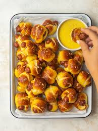 Mini Pretzel Dogs - Host The Toast