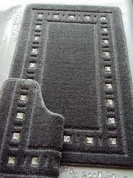 Explore a wide range of the best bathroom mat on aliexpress to find one that suits you! Bath Mat Set Diamante Silver Grey Bathroom Rug Sets Black Bathroom Rug Set Bathroom Rugs