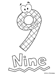 Find & download the most popular number nine vectors on freepik free for commercial use high quality images made for creative projects. Number Nine Coloring Page Tim S Printables