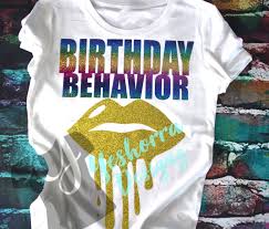 17th Birthday Birthday Squad Shirts And Shorts Birthday Shirt Birthday Behavior Shirt Rainbow Birthday Shirt Lip Birthday Shirt Glitter Birthday Birthday Shirts 40th Birthday Shirts Birthday Girl Shirt