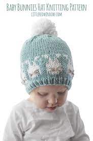 Easter Bunnies Hat Knitting Pattern Knitting Baby Hat Knitting Pattern Knitting Patterns