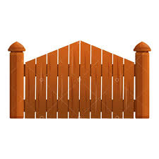 A charming blue home with a low picket fence surrounding the perimeter of the yard. Wood Fence Gate Icon Cartoon Of Wood Fence Gate Vector Icon For Web Design Isolated On White Background Graphic Vector Stock By Pixlr