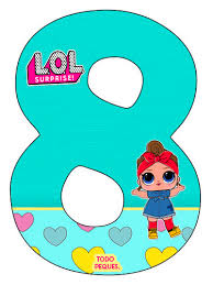 El traje de playa está listo. Lol Surprise Numeros Para Descargar E Imprimir Gratis Todo Peques