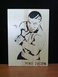 Mike Tyson Wooden Portrait Scroll Saw 12 99 Mike Tyson Mike Tyson Tattoo Art