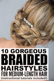 Then all you need is enough hair to braid together your hair and the braids. 10 Braided Hairstyles For Medium Length Hair