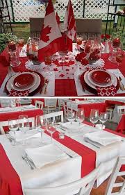 50 Canada Day Table Decorations Centerpieces And Summer Party Ideas Canada Party Canada Day Party Canada Day