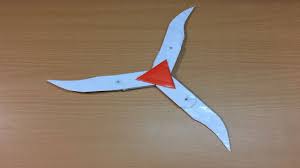 How To Make A Ninja Power Star Out Of Paper How To Make Paper Ninja Star With 3 Blades Theqtube Howtomake Diy Paper Ninja Stars Ninja Star How To Make Paper