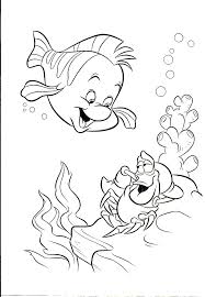 The little mermaid coloring pages disneyclips com. Coloring Pages Flounder