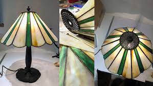 Professional tiffany lamps manufacturing, restoration and repair. My Repair Shop Opens For Tiffany Lamp Repair Orchid Stained Glass Fareham