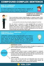 Compound Complex Sentence Definition And Useful Examples Complex Sentences Compound Complex Sentence Writing Complex Sentences