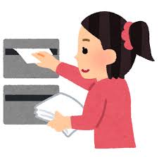 ポスティングのイラスト（女性） | かわいいフリー素材集 いらすとや