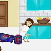 Challenging action game in which you need to finish different missions around the house. House Of Hazards Play Game Online