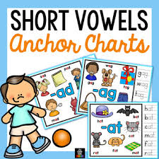 short vowels anchor charts