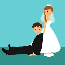 Los fines de semana salia super tarde y aun así la encontraba jugando en la calle y ella se corría a su. Novia Y El Novio Dibujos Animados Pareja Tarjeta De Boda Con Los Recien Casados Ilustracion Del Vector Ilustraciones Vectoriales Clip Art Vectorizado Libre De Derechos Image 84563583