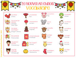 Vacances, animal zodiacal et dates du calendrier chinois du nouvel an lunaire 2021. Nouvel An Chinois French Chinese New Year Activity Game Board 2 Versions