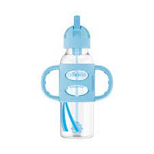 Dr Brown S Milestones Sippy Straw Bottle With Silicone Handles 8 Oz 250 Ml Dr Brown S Baby