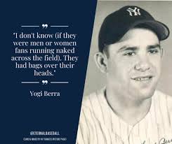 I don't know (if they were men or women fans running naked across the  field). They had bags over their heads."