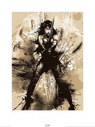 The batman vs superman fine art print by alex pascenko and ian macdonald is limited to an edition size of 350 pieces, each embossed with a seal of authenticity. Batman V Superman Wonder Woman Art Art Print Buy At Europosters