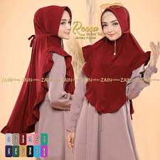 Bahkan jilbab ini sangat cocok dikombinasikan dengan baju hitam lho. Rossa Hijab Instan Bagus Hijab Termurah Jilbab Jilbab Grosir Lazada Indonesia