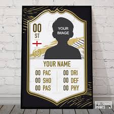 You can customize every detail of your card design, including the hockey cartoon, card colors, bio details, player profile and trivia. Personalised Fifa 21 Card Poster Custom Fifa 21 Ultimate Team Icon Card Football Gifts Football Posters Personalised Football Prints Full Squad Prints