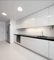 modern gloss white kitchen cabinets