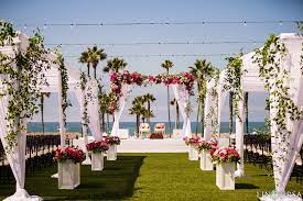 Pasea Hotel Spa Huntington Beach Wedding Navyata Shaival Wedding Venues Beach Beach Wedding Beach Wedding Locations