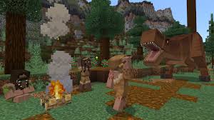 This addon adds many cool . Gona On Twitter The Tyrannosaurus Rex Spawn In The Taiga Forests But It Is Very Difficult To Find And Even Harder To Defeat So Better Avoid Them Dinosaur Age Available Now On
