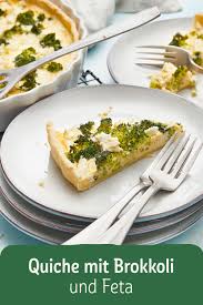 Quiche Mit Brokkoli Und Feta Rezept Rezept Quiche Rezept Vegetarisch Rezepte Gemuse Quiche Rezept