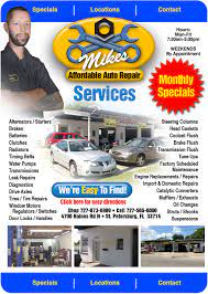 We did not find results for: Mikes Affordable Auto Repair Service Auto Repair St Petersburg Auto Repair St Clearwater Auto Repair Largo Auto Repair Seminole Auto Repair Pinellas Park Auto Repair Kenneth City