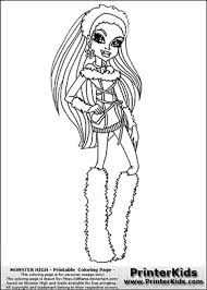 Monster High Abbey Bominable Coloring Page With Images Monster Coloring Pages Cute Coloring Pages Coloring Pages